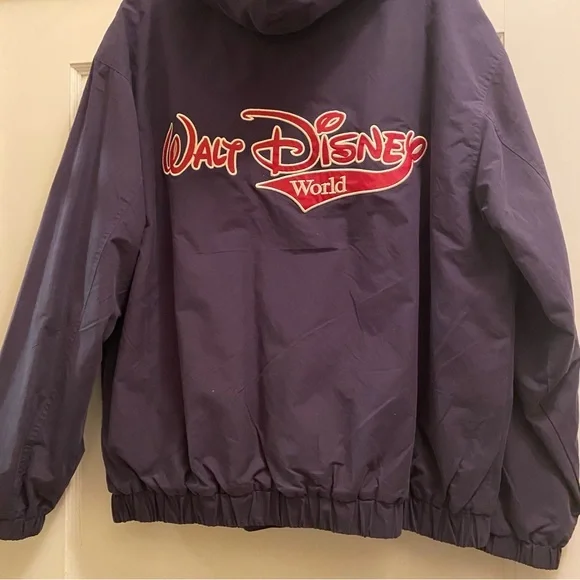 Vintage NWOT. Disney World Purple/black Jacket. Never worn. Sz jacket. - Picture 1 of 8